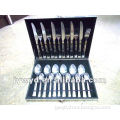 Jie yang stainless steel tableware set,knife ,fork spoon and tea spoon